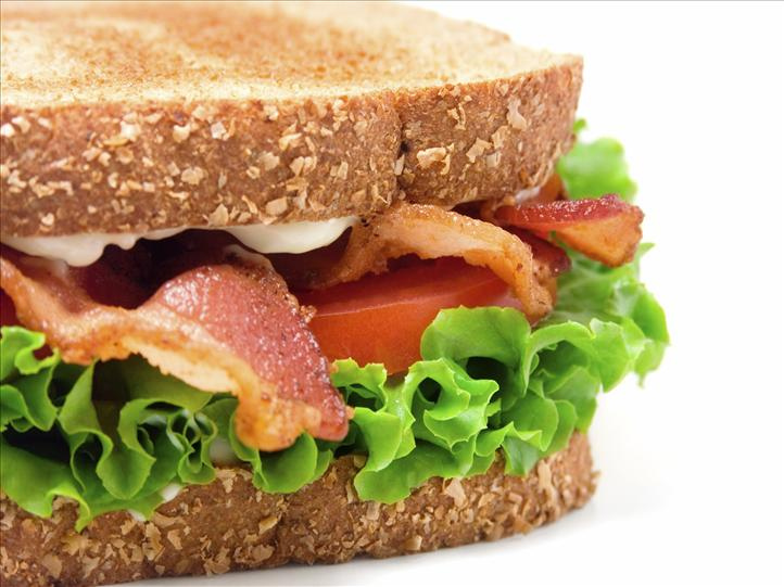 A photo of a sandwich